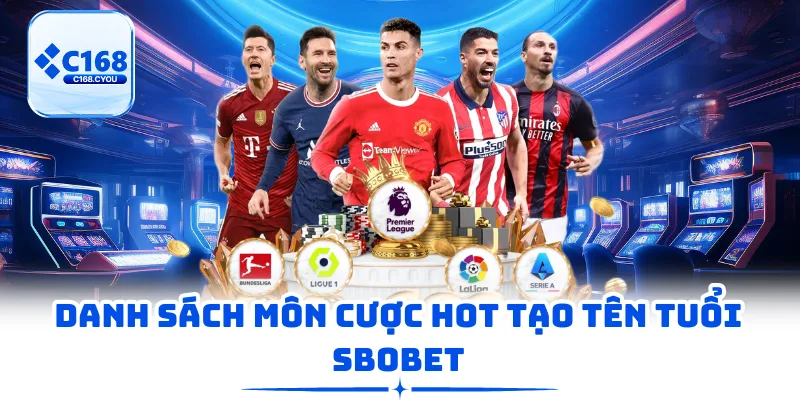 Danh sách môn cược hot tạo tên tuổi Sbobet