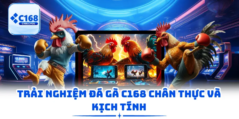 Trải nghiệm đá gà C168 chân thực và kịch tính
